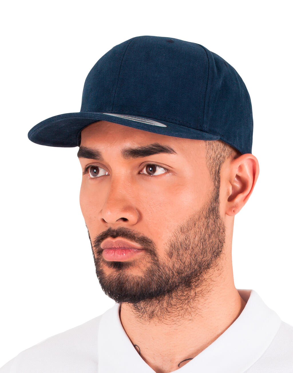 Brushed Cotton Twill Mid Profile in Farbe Black