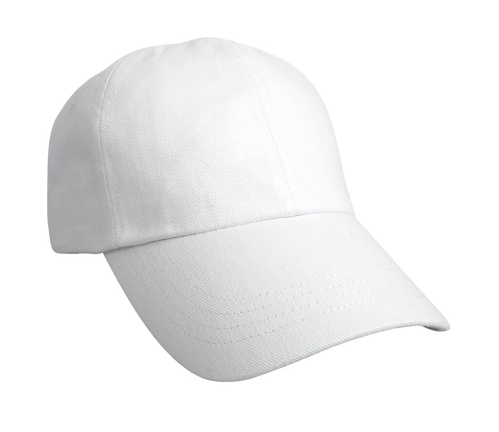 Heavy Cotton Drill Cap in Farbe White