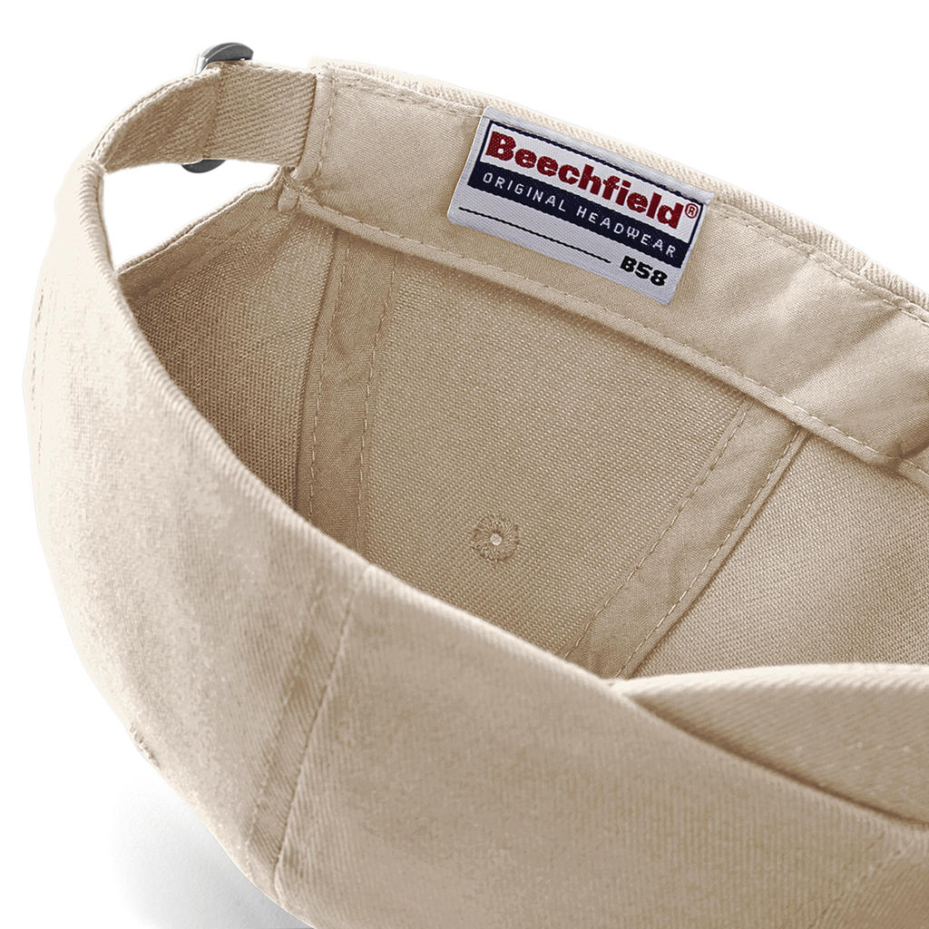 Low Profile Heavy Cotton Drill Cap in Farbe White