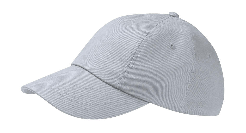 Low Profile Heavy Cotton Drill Cap in Farbe Light Grey