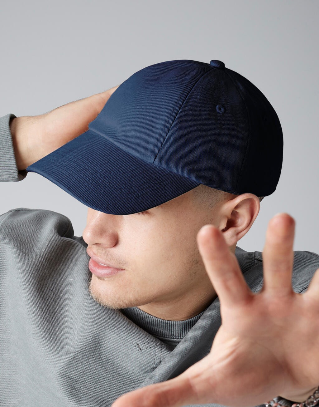 Low Profile Heavy Cotton Drill Cap in Farbe White