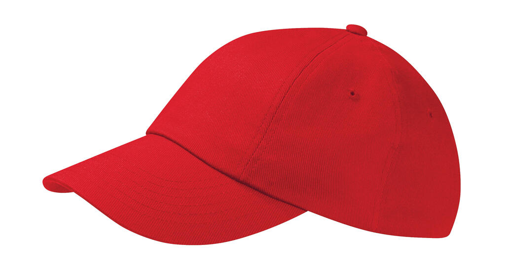 Low Profile Heavy Cotton Drill Cap in Farbe Classic Red
