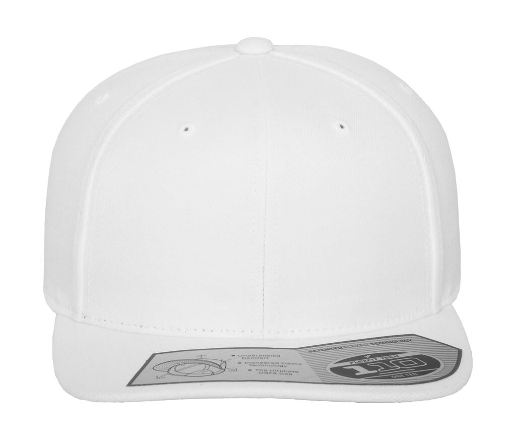 Fitted Snapback in Farbe White