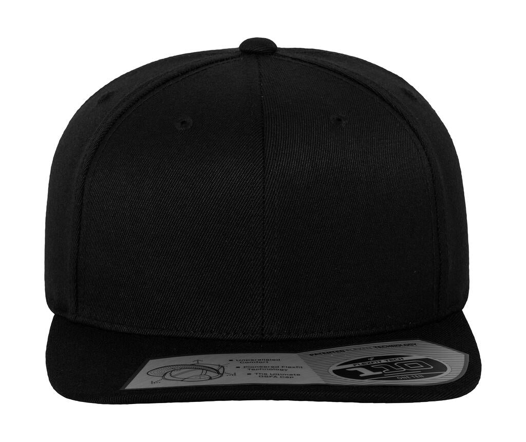 Fitted Snapback in Farbe Black