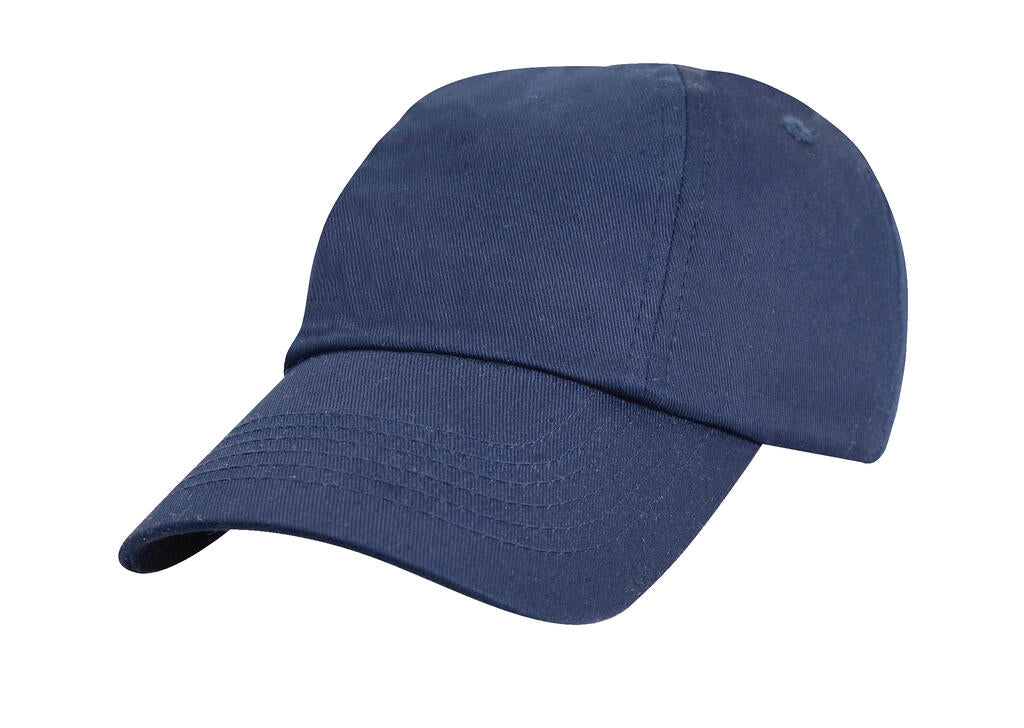Junior Low Profil Cotton Cap in Farbe Navy