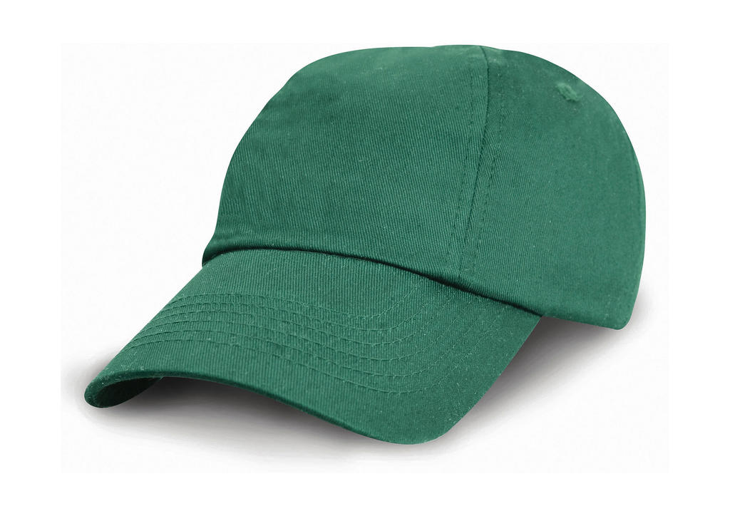 Junior Low Profil Cotton Cap in Farbe Jade