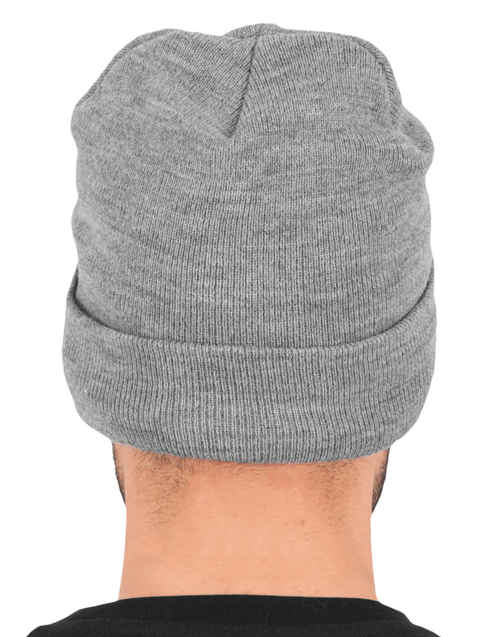 Heavyweight Long Beanie in Farbe Black