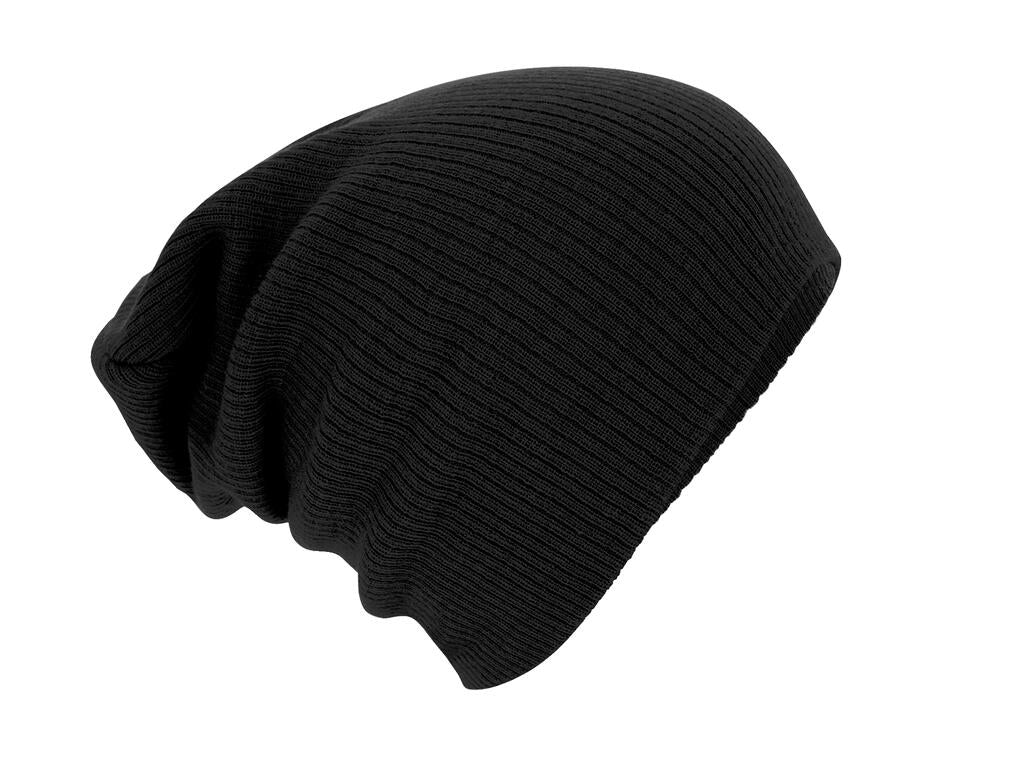 Slouch Beanie in Farbe Black