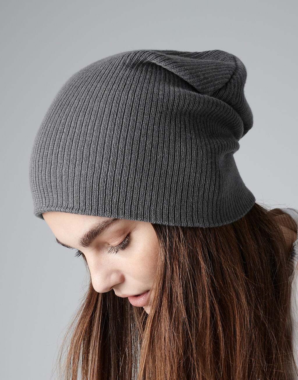 Slouch Beanie in Farbe Black