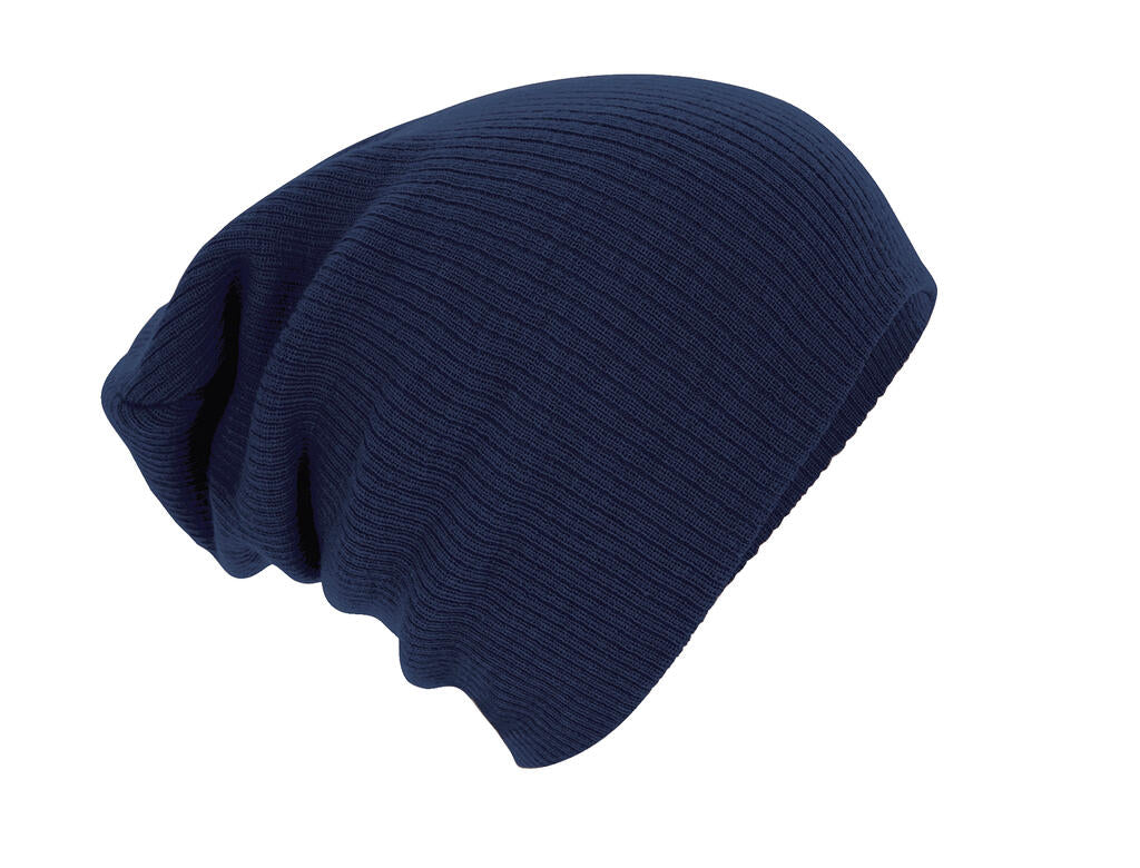 Slouch Beanie in Farbe French Navy
