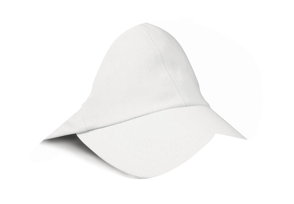 Low Profile Brushed Cotton Cap in Farbe White