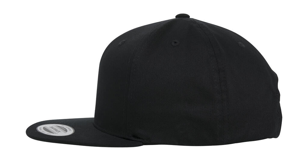 Organic Cotton Snapback in Farbe Black