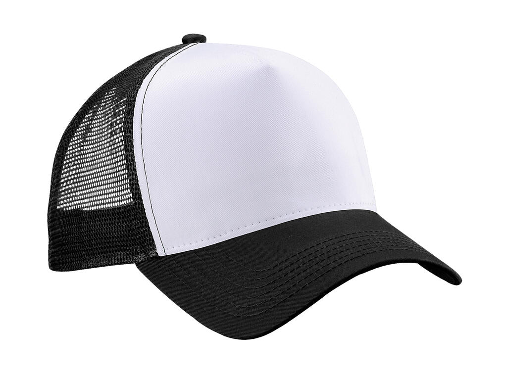 Snapback Trucker in Farbe Black/White