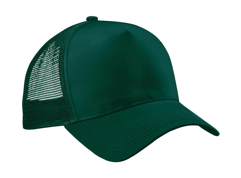 Snapback Trucker in Farbe Bottle Green/Bottle Green