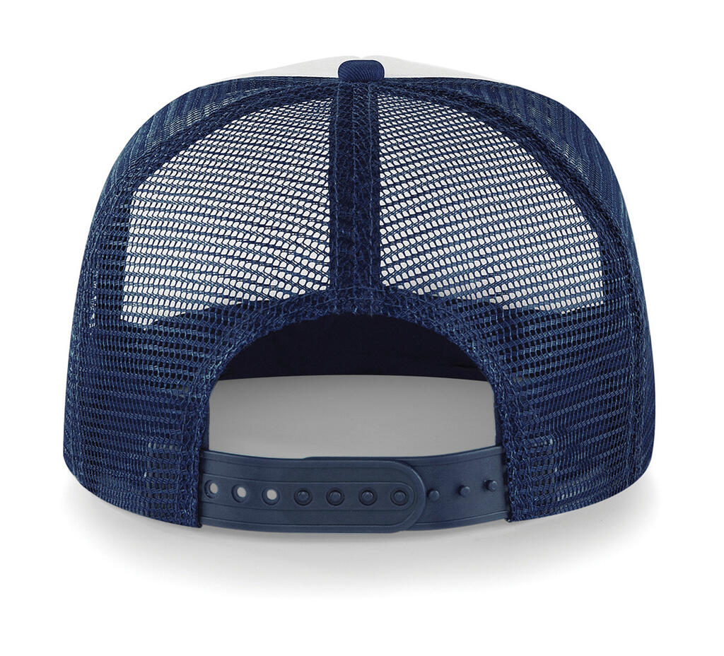 Vintage Snapback Trucker in Farbe Black/White