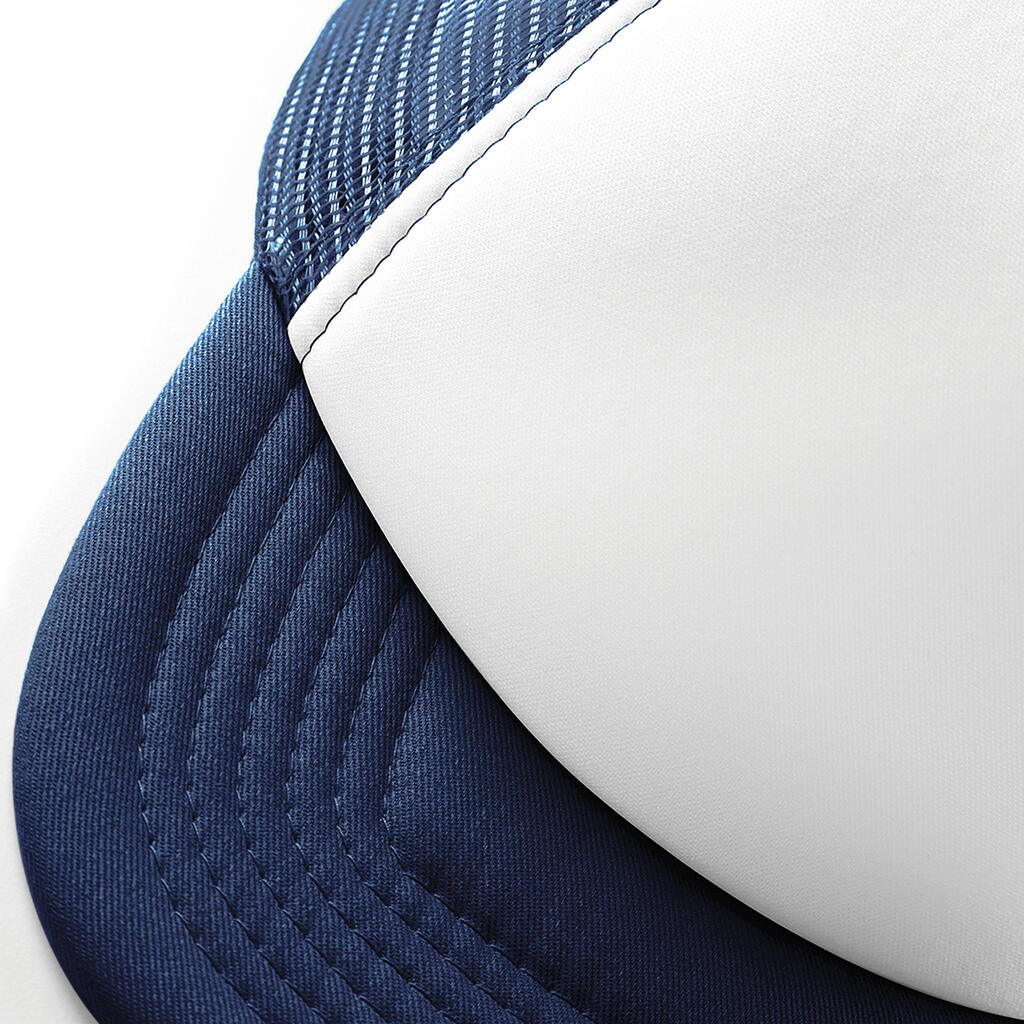 Vintage Snapback Trucker in Farbe Black/White