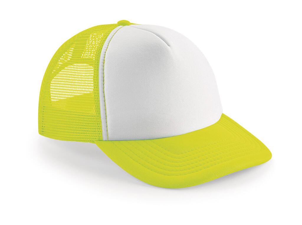 Vintage Snapback Trucker in Farbe Fluorescent Yellow/White