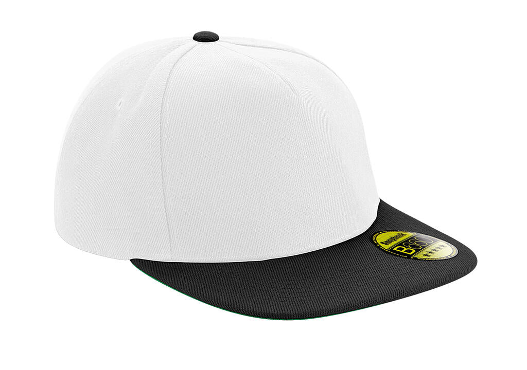 Original Flat Peak Snapback in Farbe White/Black