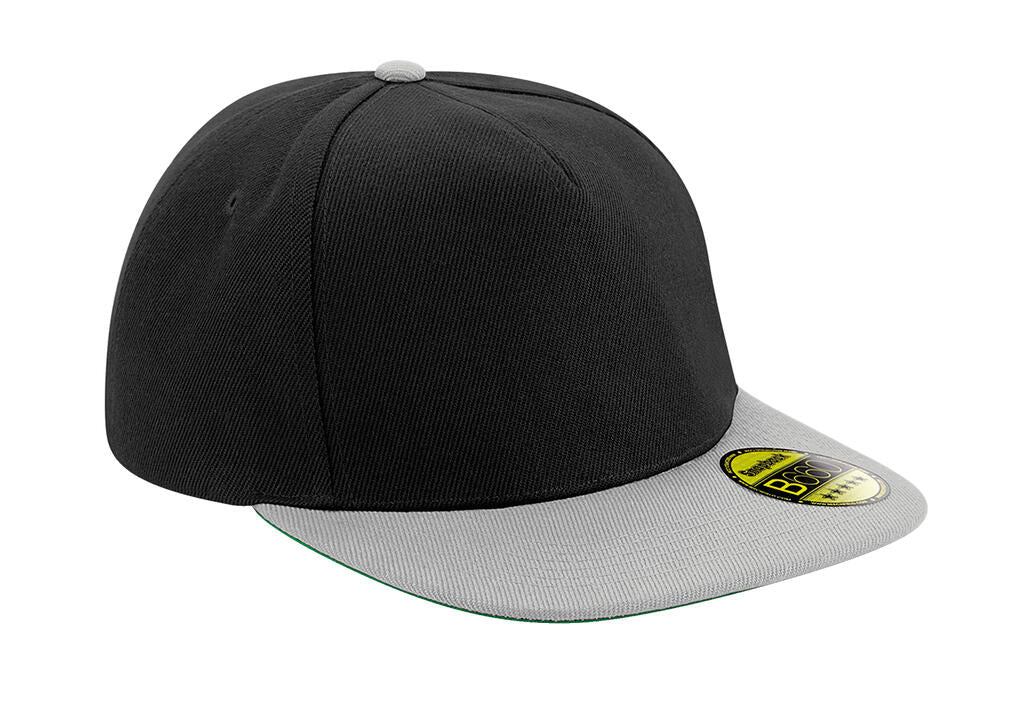 Original Flat Peak Snapback in Farbe Black/Grey