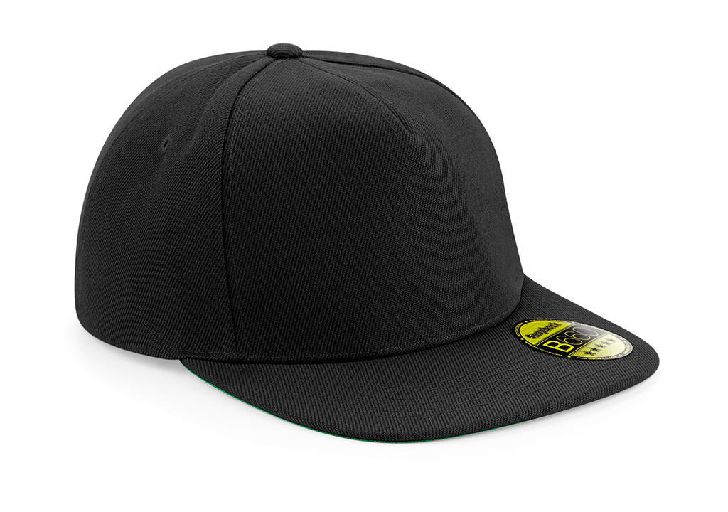 Original Flat Peak Snapback in Farbe Black/Black