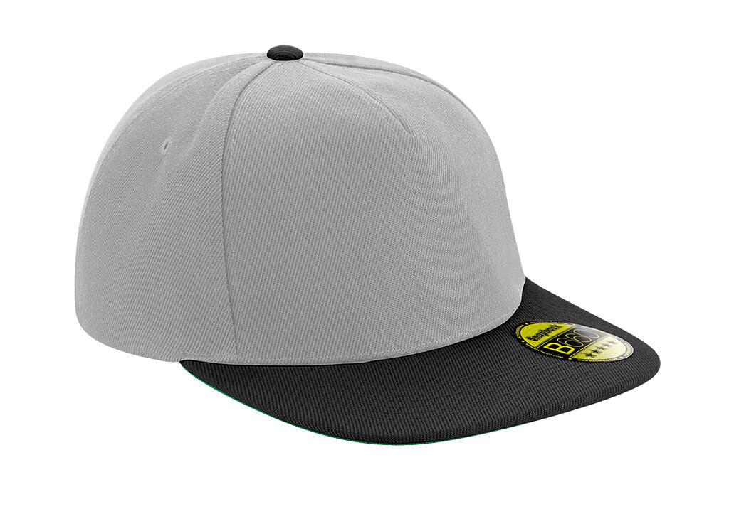 Original Flat Peak Snapback in Farbe Grey/Black