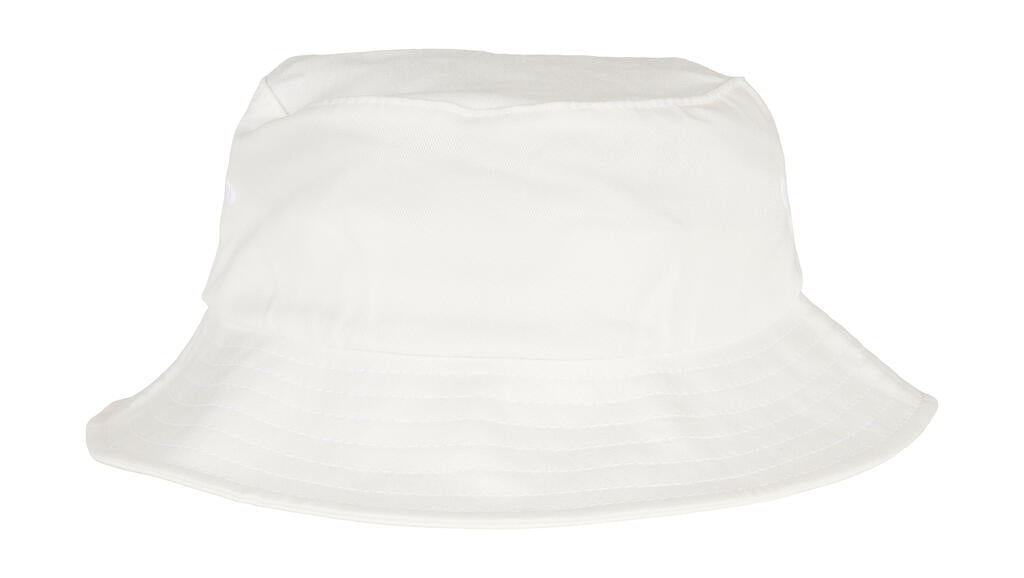 Flexfit Cotton Twill Bucket Hat Kids in Farbe White