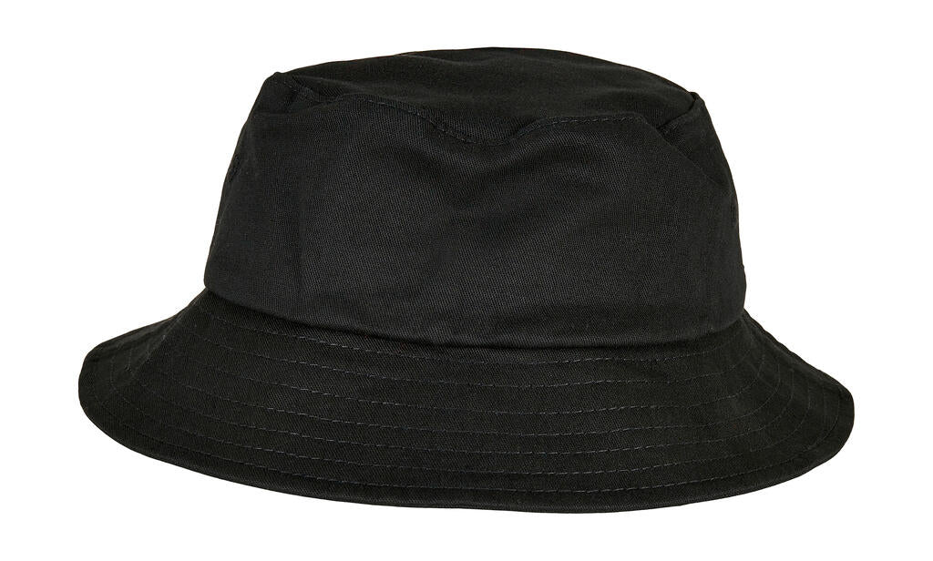 Flexfit Cotton Twill Bucket Hat Kids in Farbe Black