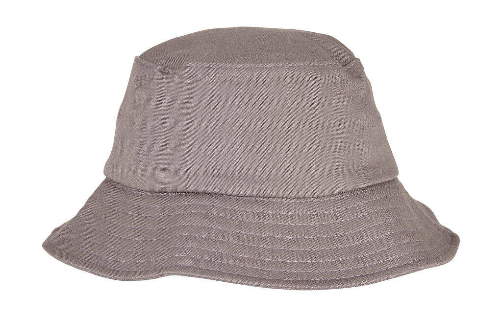 Flexfit Cotton Twill Bucket Hat Kids in Farbe Grey