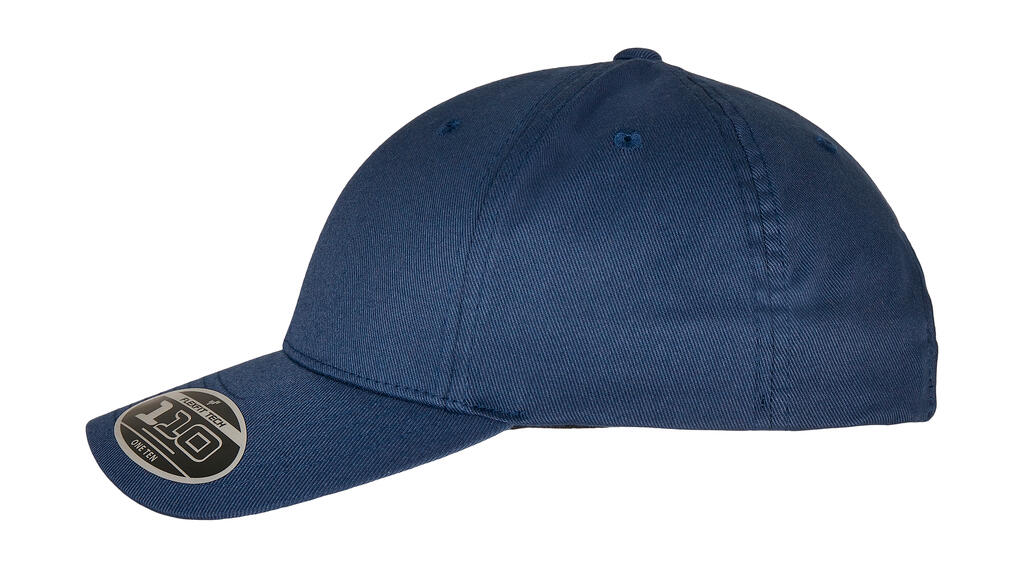 110 Curved Visor Snapback in Farbe Black
