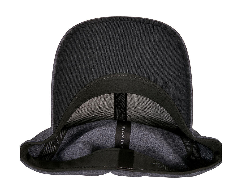 Flexfit Delta Melange Cap in Farbe Melange Charcoal