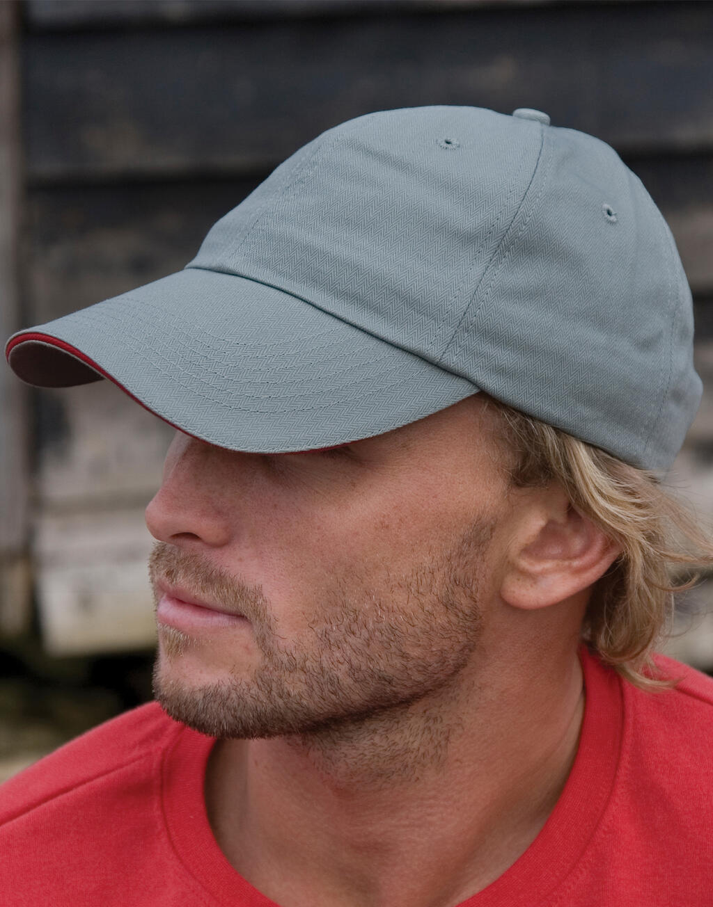 Herringbone Cap in Farbe Black/Tan