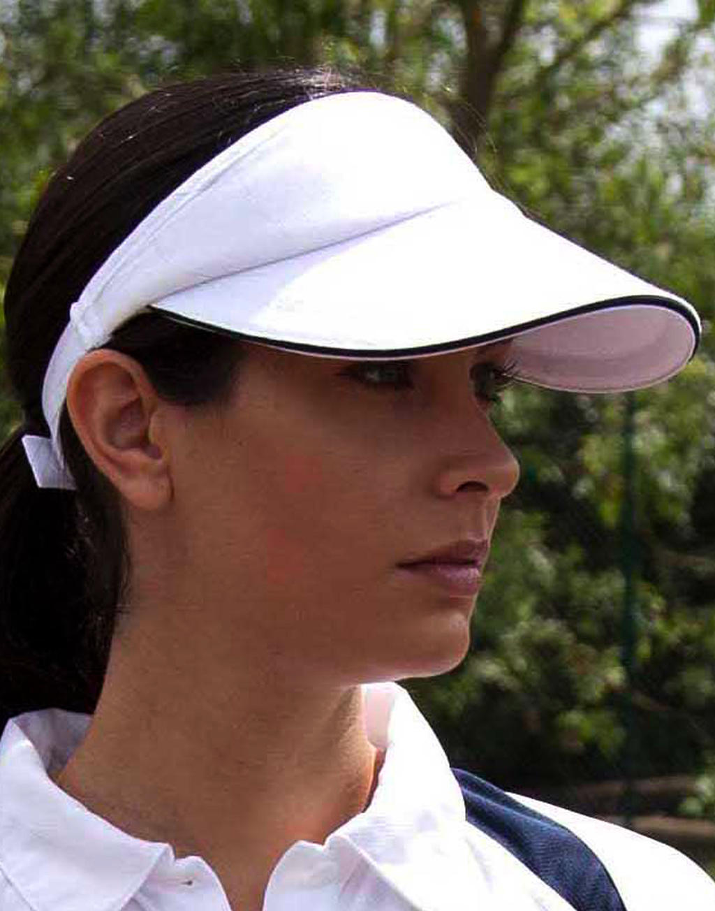 Sport Visor in Farbe Navy/White