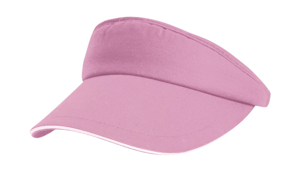 Sport Visor in Farbe Pink/White