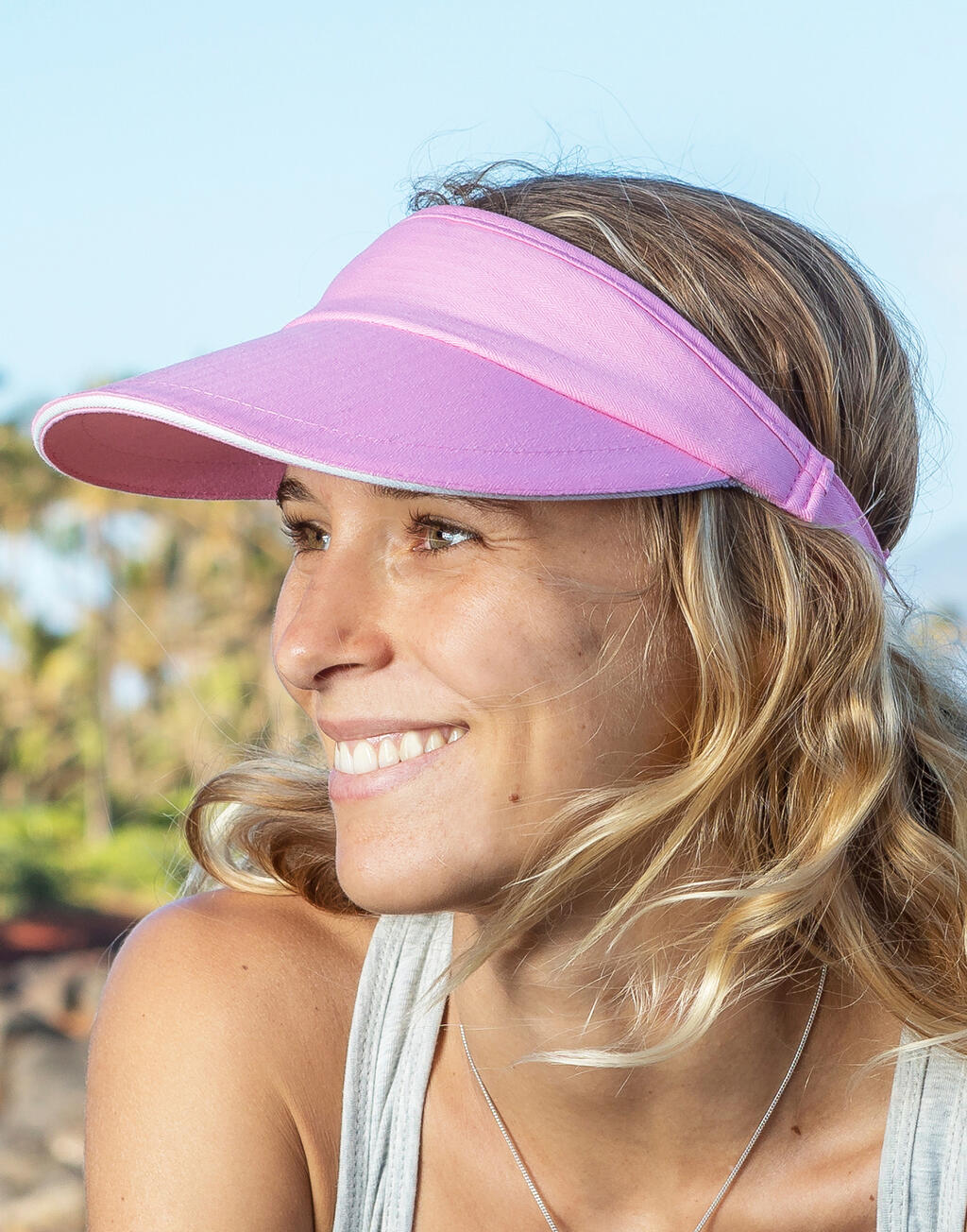 Sport Visor in Farbe Navy/White