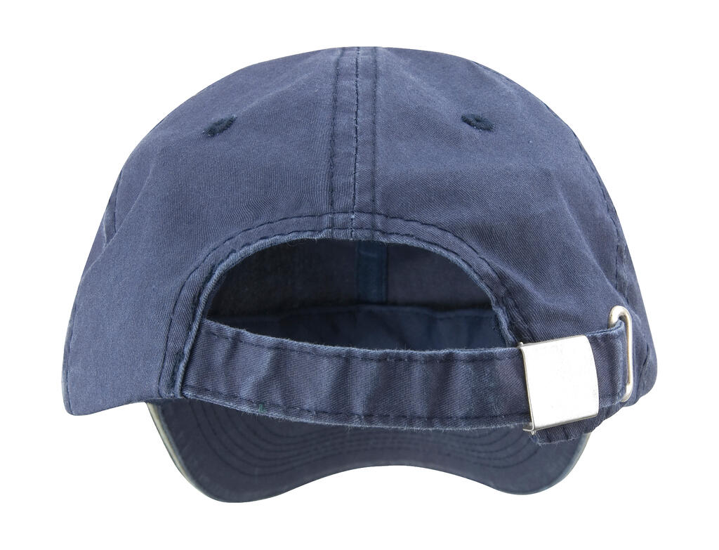 Fine Cotton Twill Cap in Farbe Navy/Putty