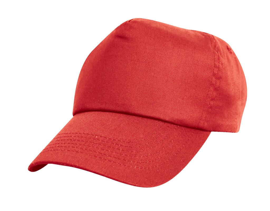 Kids Baseball Cap in Farbe Red