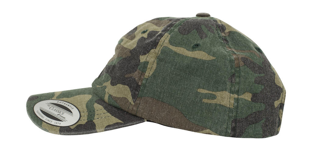 Low Profile Camo Washed Cap - ShirtStore