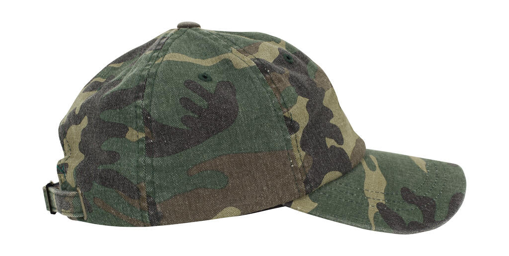 Low Profile Camo Washed Cap - ShirtStore
