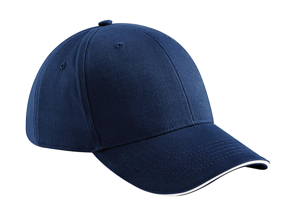 Athleisure 6 Panel Cap in Farbe French Navy/White