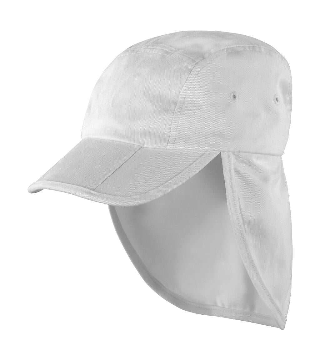 Fold Up Legionnaire Cap in Farbe White