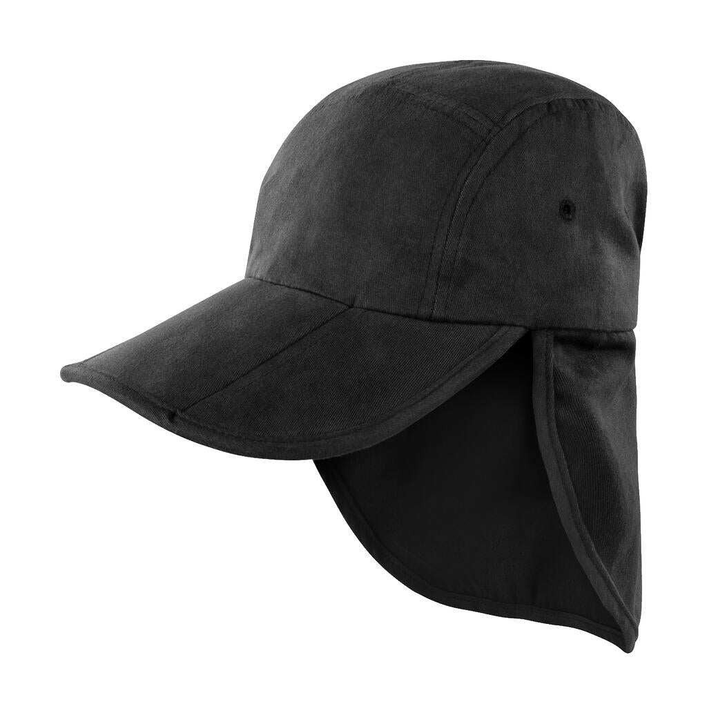 Fold Up Legionnaire Cap in Farbe Black