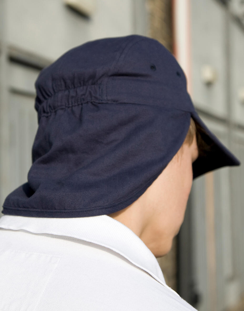 Fold Up Legionnaire Cap in Farbe White