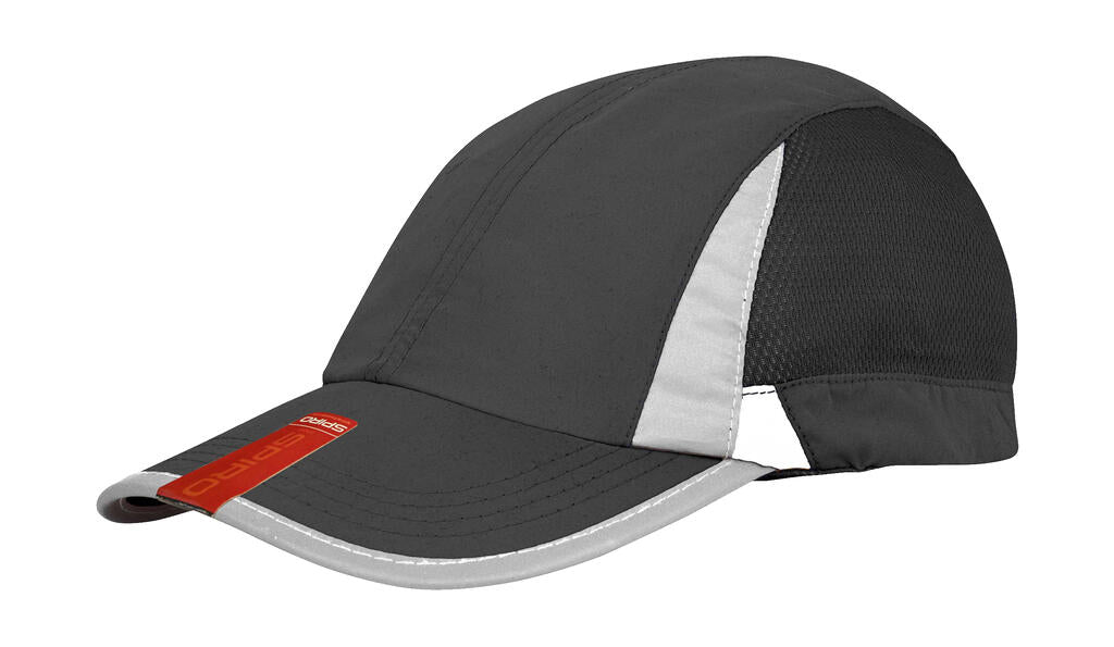 Spiro Sport Cap in Farbe Black/White