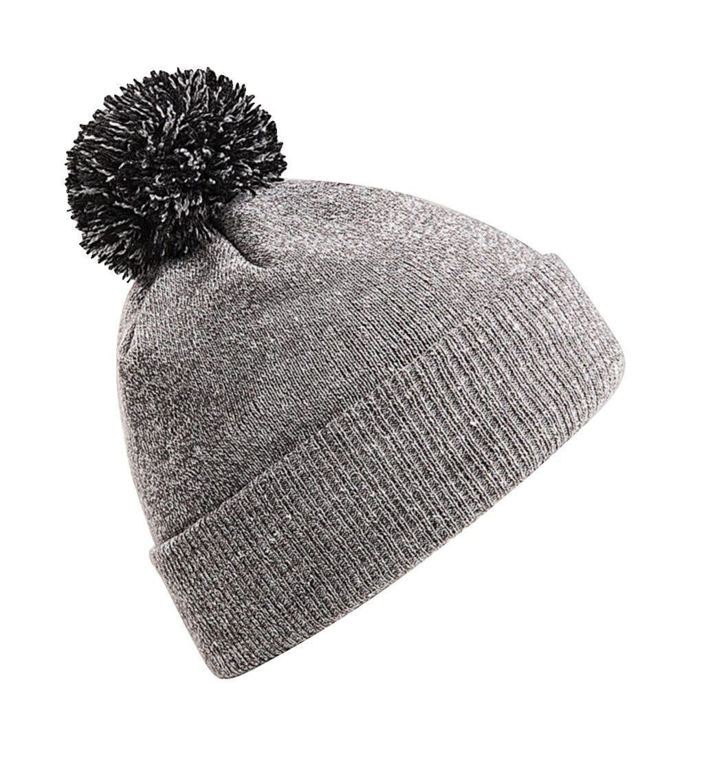 Snowstar Beanie in Farbe Heather Grey/Black