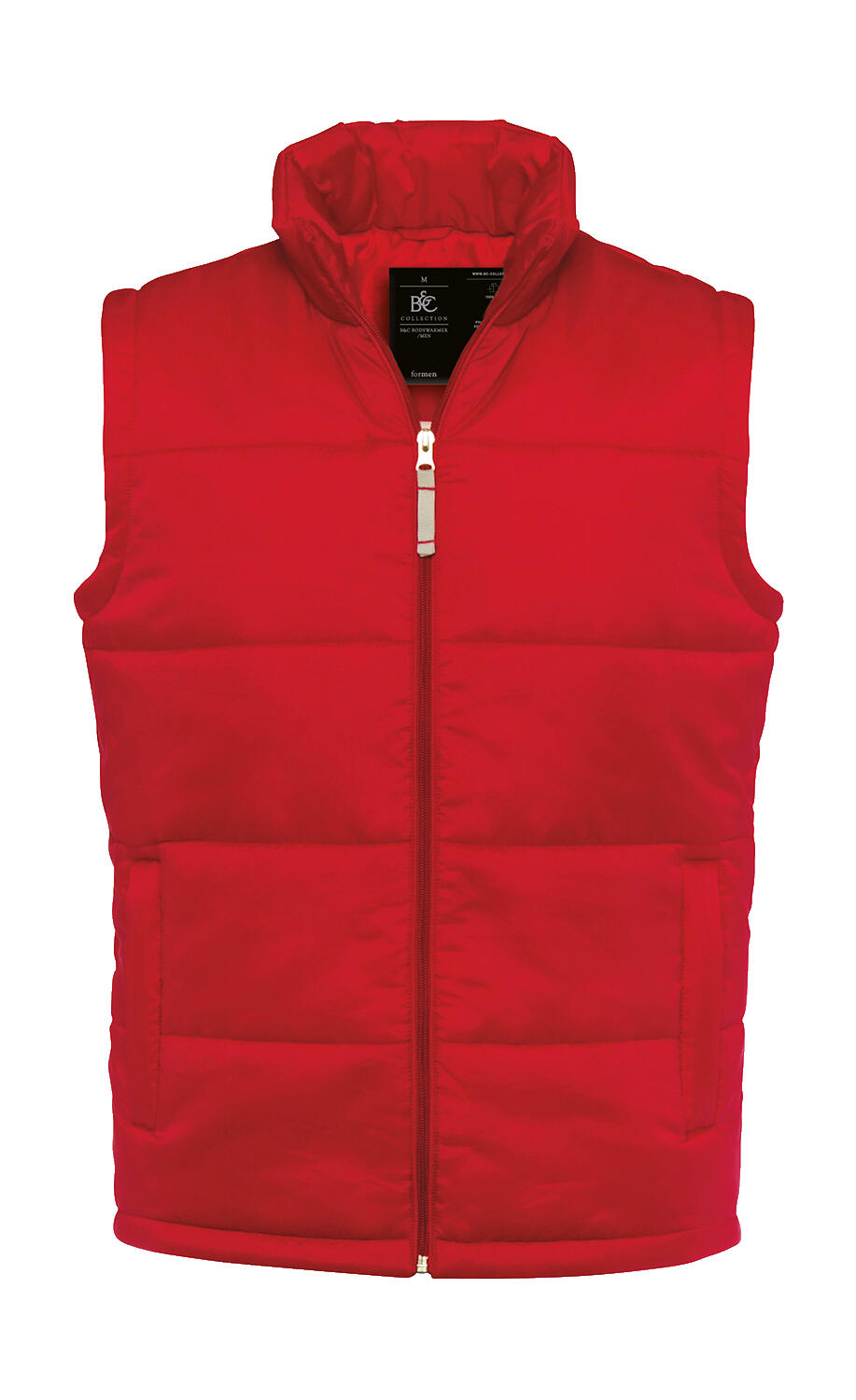 Bodywarmer/men in Farbe Red