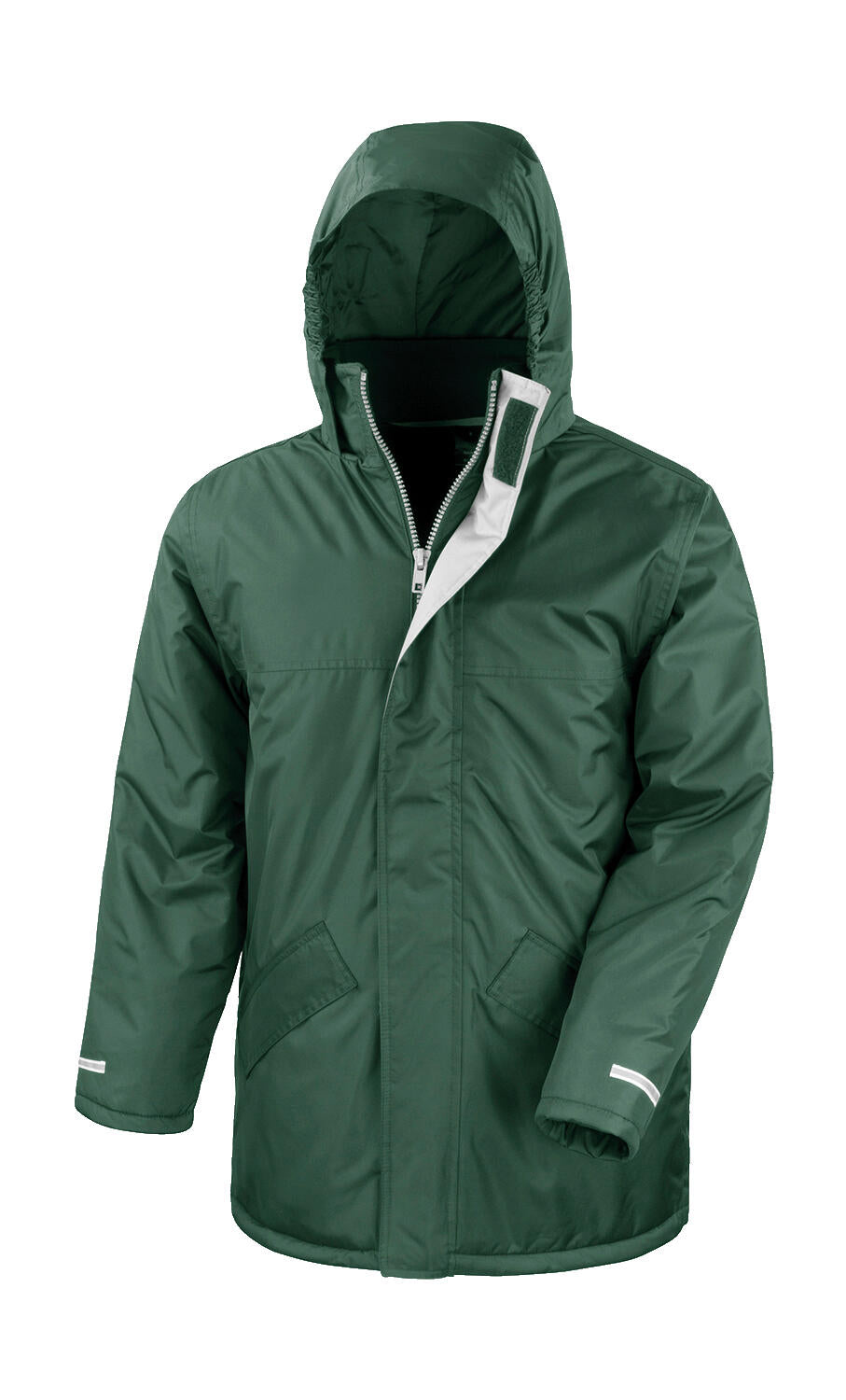 Children's Core Winter Parka in Farbe Bottle Green