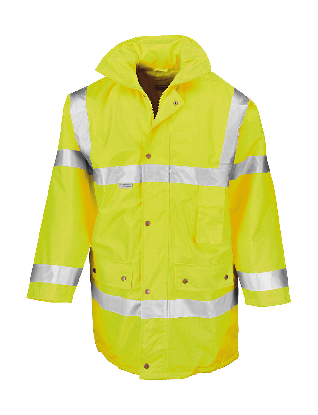 Safety Jacket in Farbe Fluorescent Yellow