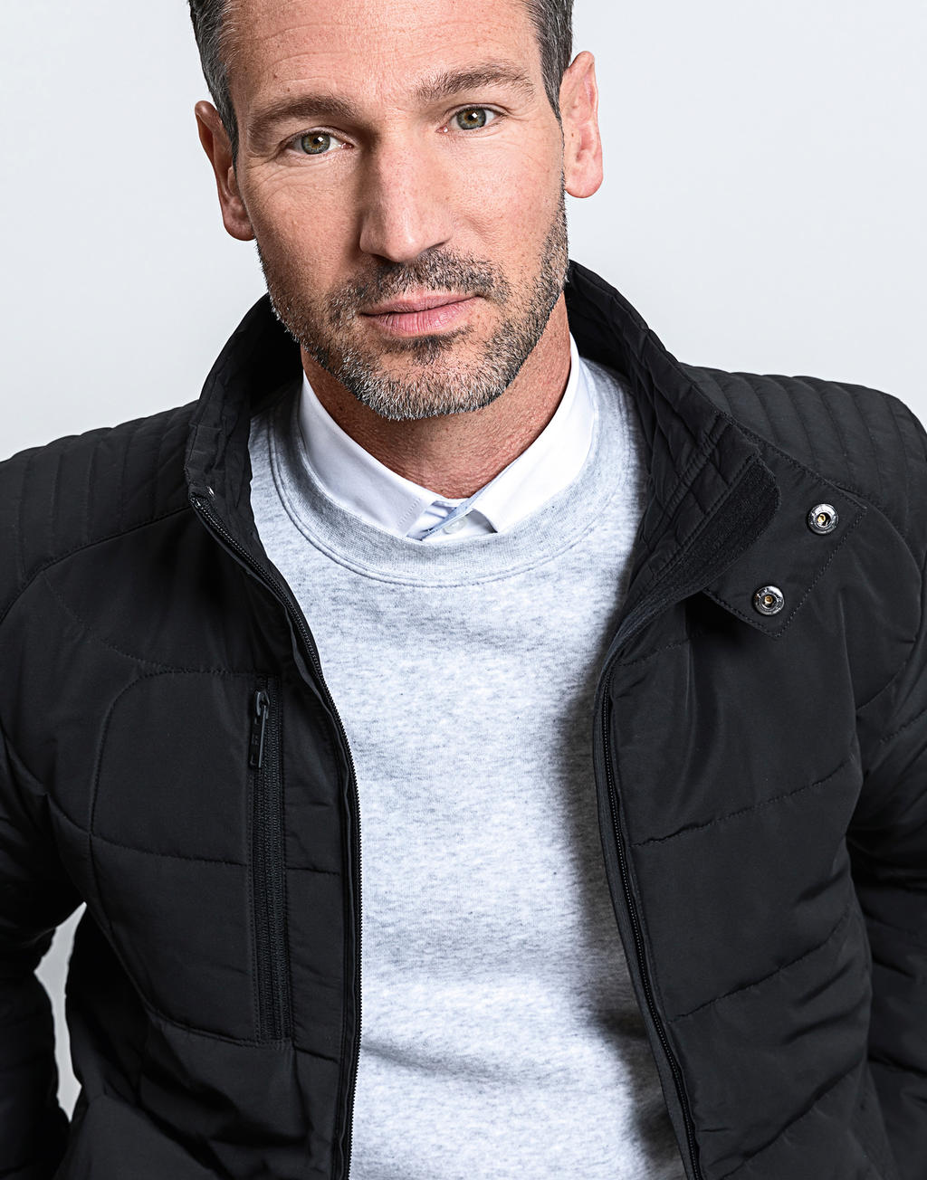 Men's Cross Jacket in Farbe Black