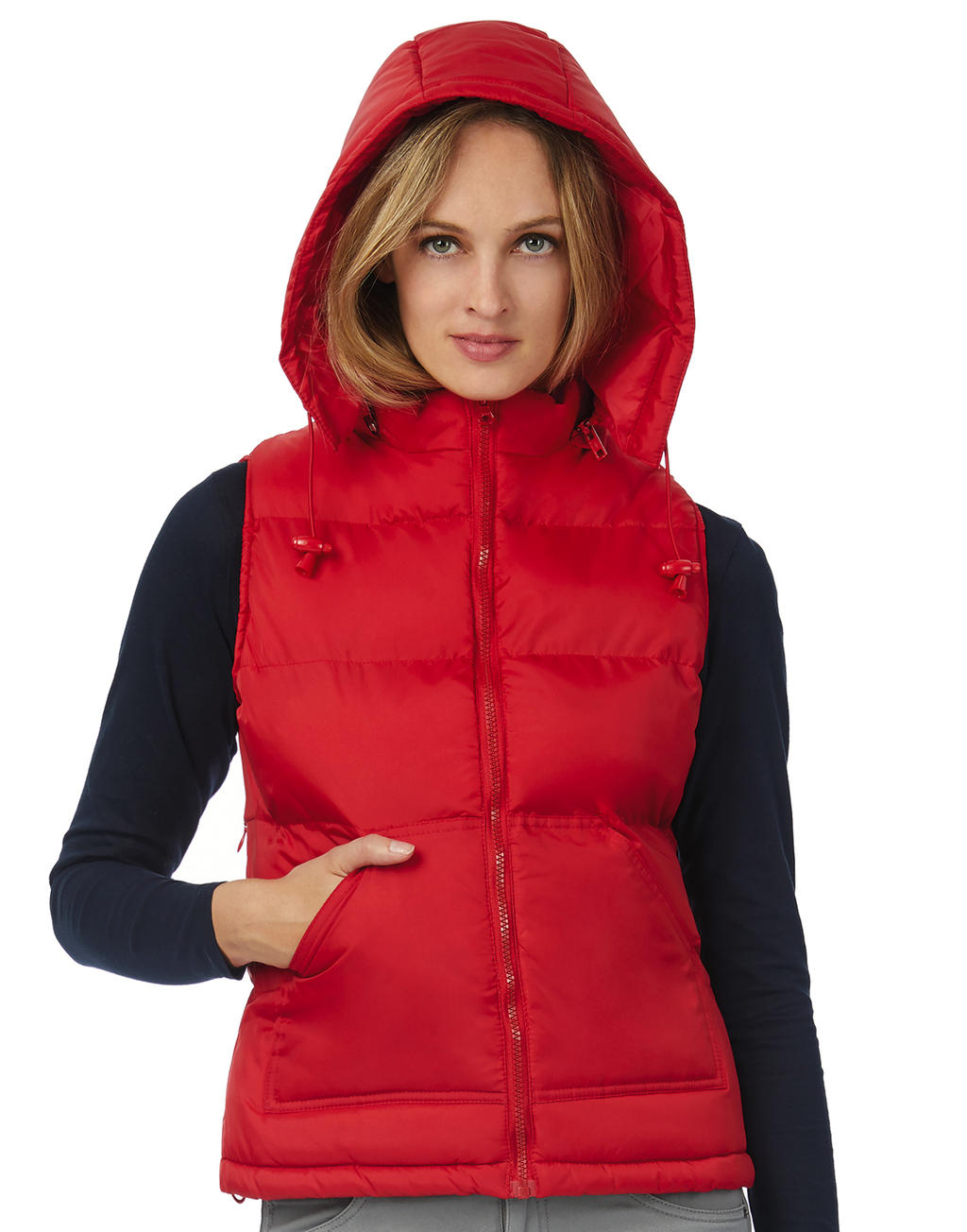 Zen+/women Bodywarmer in Farbe White