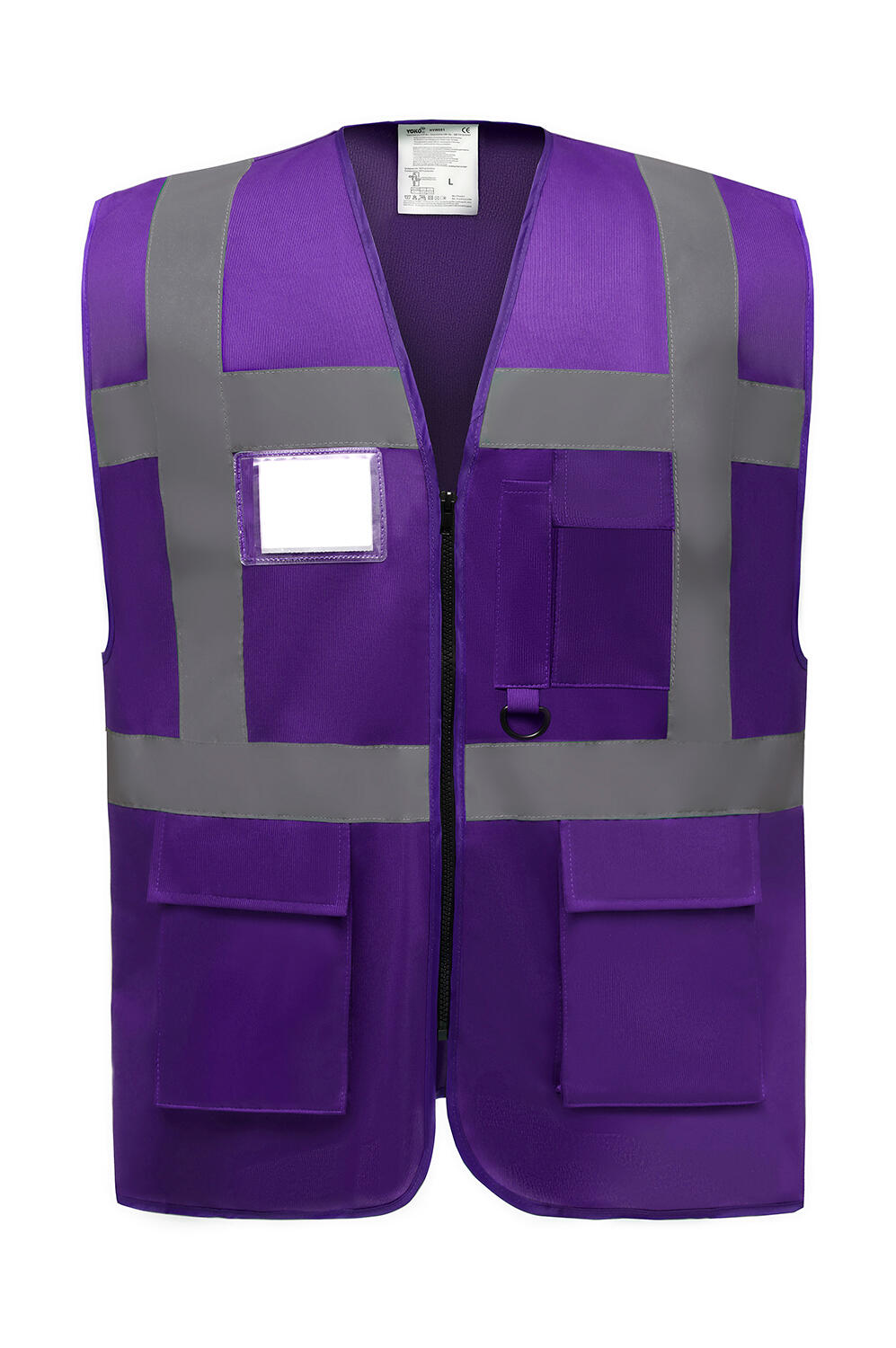 Fluo Executive Waistcoat in Farbe Purple